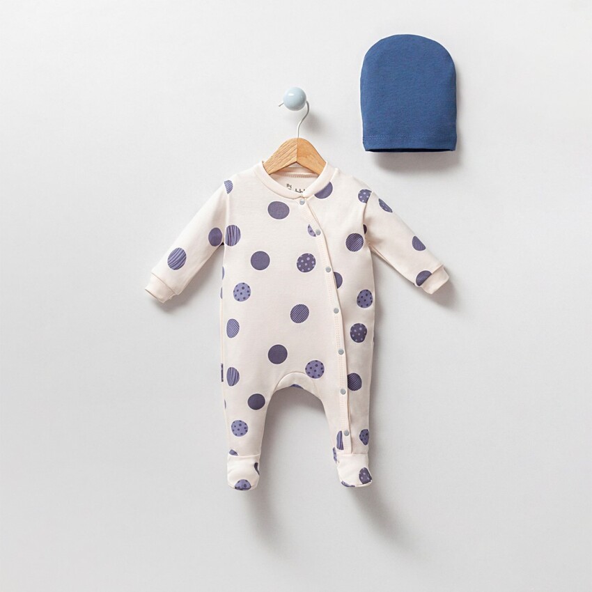 Wholesale Baby Boys Jumpsuit 0-6M Bubbles 2040-1000 - 1