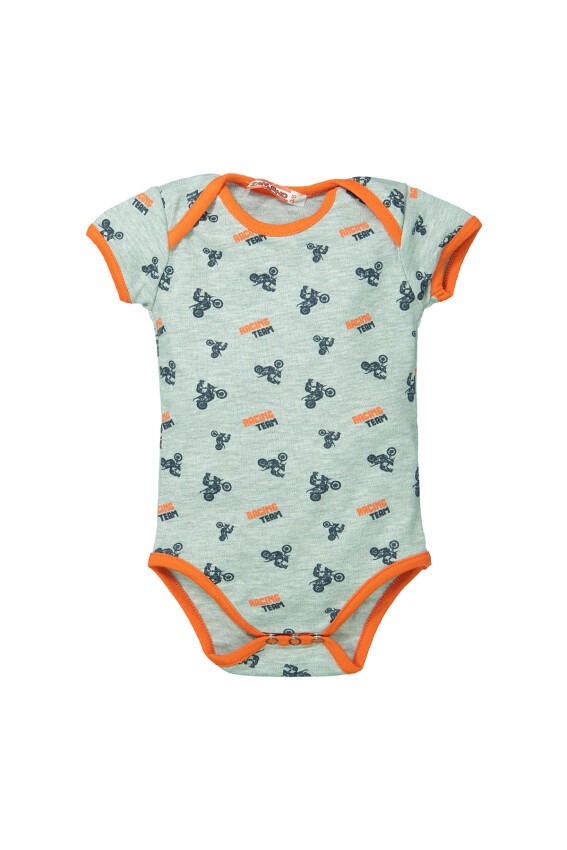 Wholesale Baby Boys Patterned Onesies 3-18M Zeyland 1070-02Z1BGD62 - 2