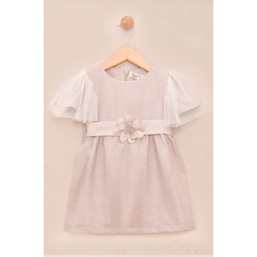 Wholesale Baby Girl Floral Dress 9-24M Lilax 1049-6750 - 1