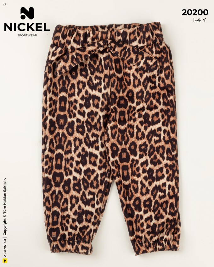 Wholesale Baby Girl Sweatpants 1-4Y Nickel 2060-20200 - 1