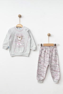Wholesale Baby Girls 2-Pieces Pijams Set 9-18M Hoppidik 2017-1829 Gray