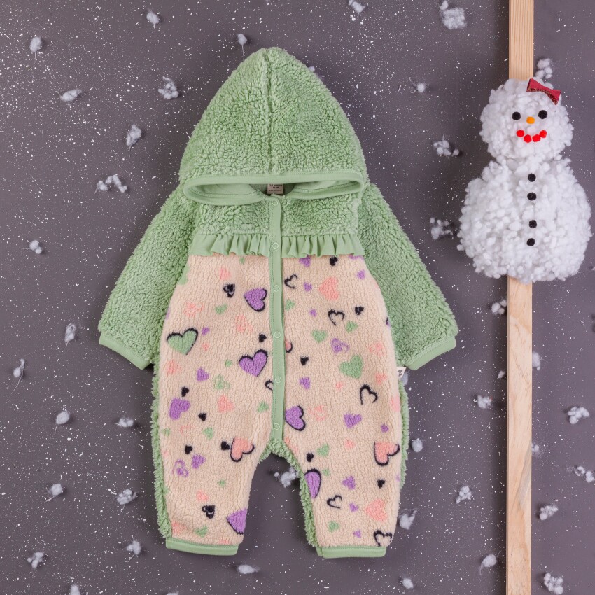 Wholesale Baby Girls Welsoft Rompers 3-12M BabyZ 1097-5410 - 1