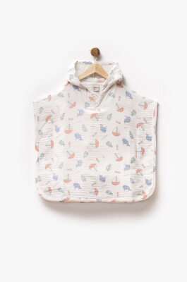 Wholesale Baby Muslin Hooded Pareo 0-12M Flexi Baby 2063-229492 - 6
