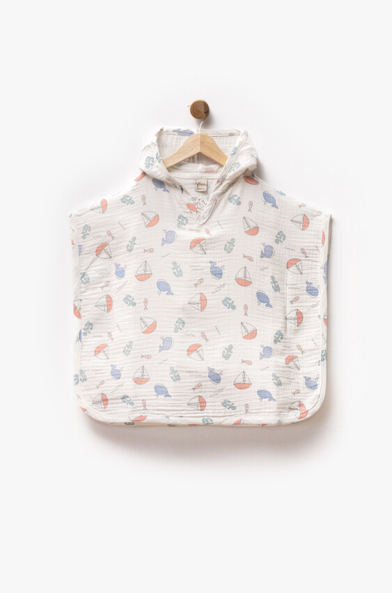 Wholesale Baby Muslin Hooded Pareo 0-12M Flexi Baby 2063-229492 - 6