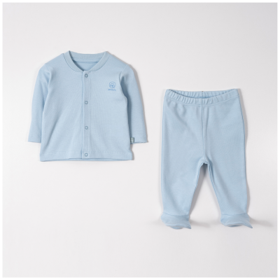 Wholesale Baby Unisex 2-Pieces Body and Pants Set 0-6M Pambuliq 2030-6545 - Pambuliq
