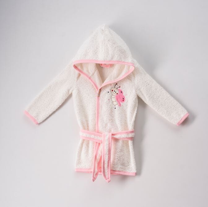 Wholesale Baby Unisex Bathrobe 0-24M Ramel Kids 1072-490 - 3