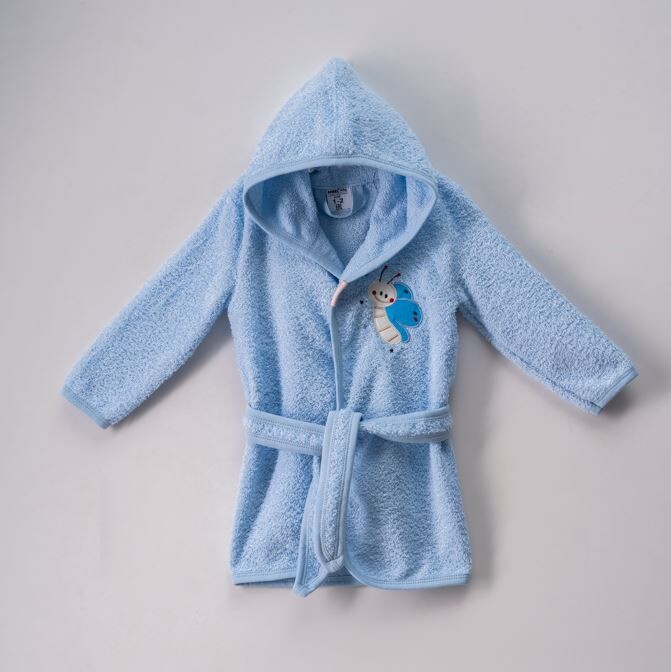 Wholesale Baby Unisex Bathrobe 0-24M Ramel Kids 1072-490 - 4