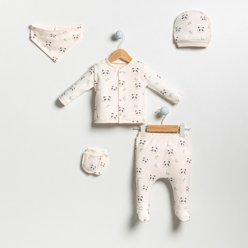 Wholesale Baby Unisex Newborn Set 0-3M Bubbles 2040-5024 - 1