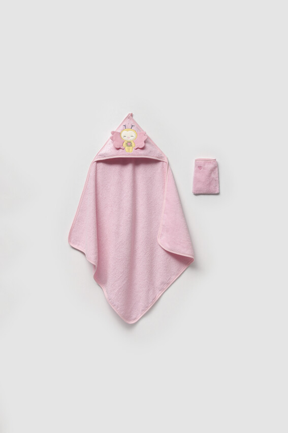 Toptan Kız Bebek 2'li Bluz ve Şort Takımı 6-18M Cumino 1014-CMN3449 - 3