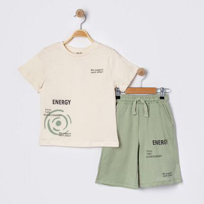 Wholesale Boy's 2-piece Set 6-9Y Tuffy 1099-TFB-5526 Beige