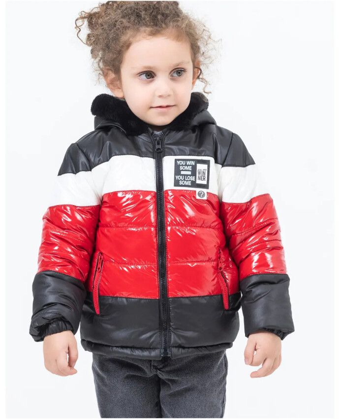 Wholesale Boys 3-Pieces Coat, Sweatshirt and Denim Pants Set 3-6Y Bombili 1004-6119 - 1