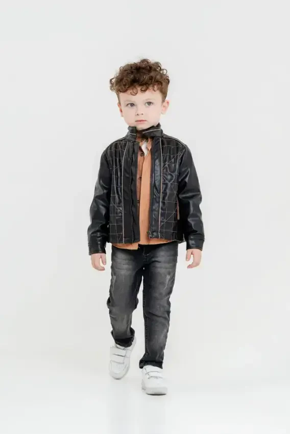 Wholesale Boys 3-Pieces Jacket, Shirt and Pants Set 1-4Y Cool Exclusive 2036-26088 - Cool Exclusive