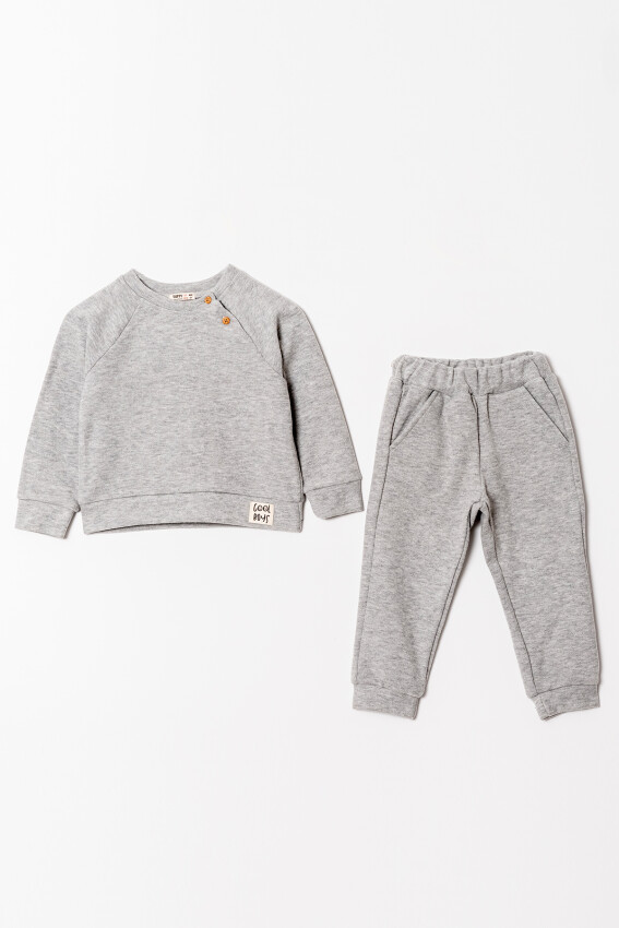 Wholesale Boys Basic Tracksuit Set 2-5Y Tuffy 1099-0880 - 1