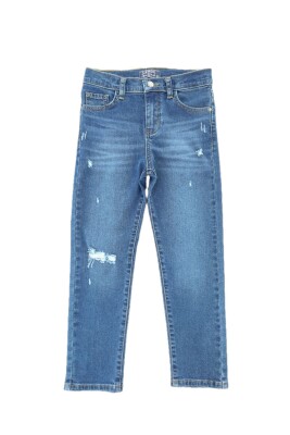 Wholesale Boys Denim Pants 1-4Y Lemon 1015-B-1-B - Lemon