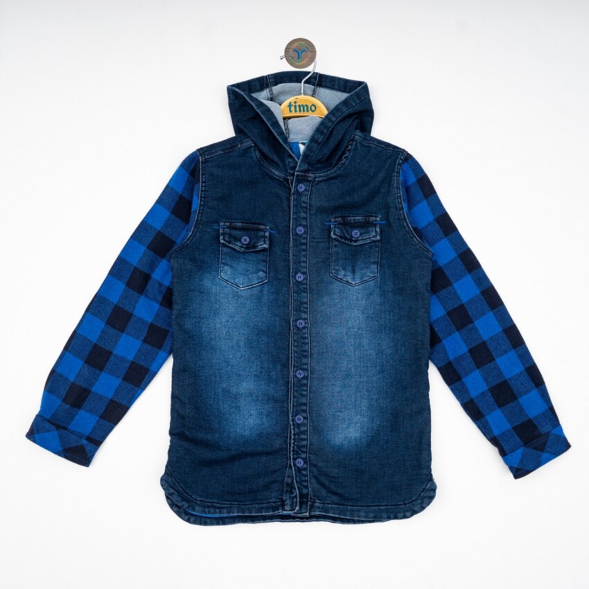 Wholesale Boys Jean Shirt 10-13Y Timo 1018-101308914 - 1