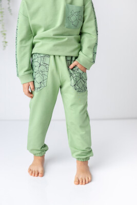 Wholesale Boys Sweatpants 3-14Y Zeyland 1070-241Z3TMZ06 Green