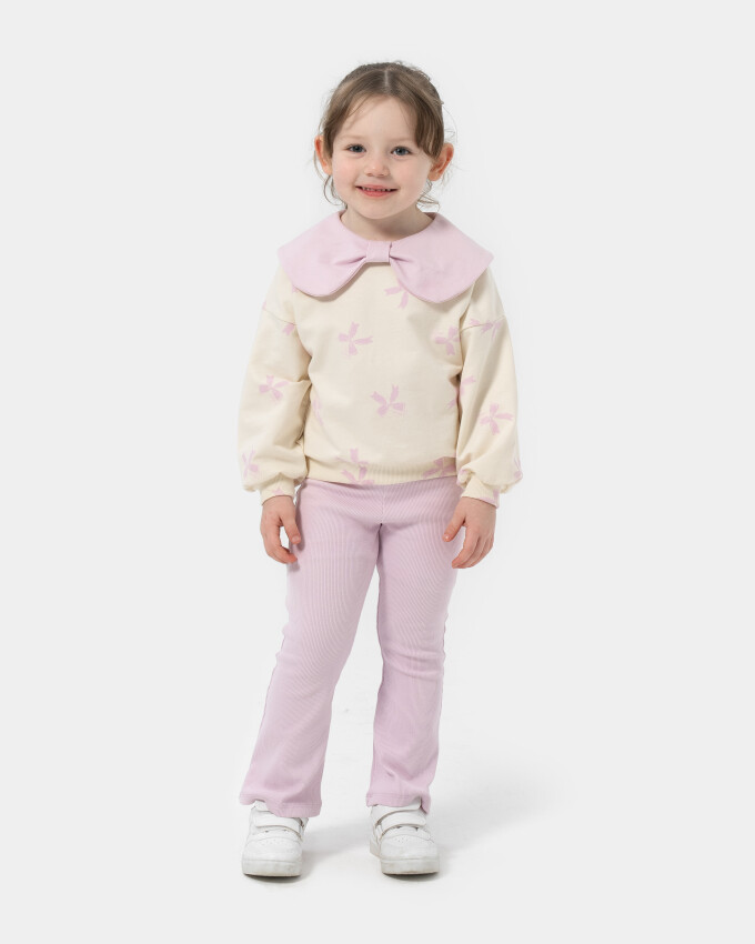 Wholesale Girls 2-Piece Set With Pants 4-7Y Bupper Kids 1053-25115 - 2