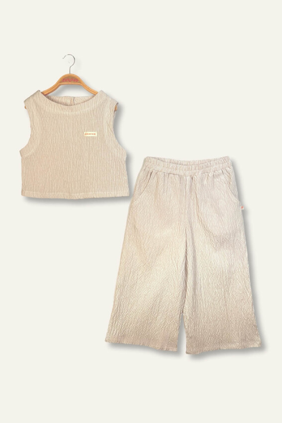 Wholesale Girl's 2 Piece Striped Trousers and Blouse Set 3-14Y Zeyland 1070-251Z4SCR71 - 2