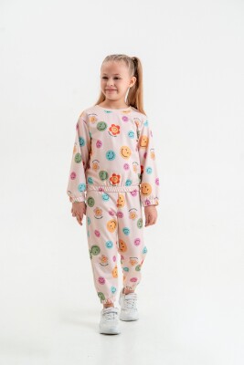 Wholesale Girls 2-Piece Tracksuit Set 3-6Y Matmazel 2021-8019 - Matmazel