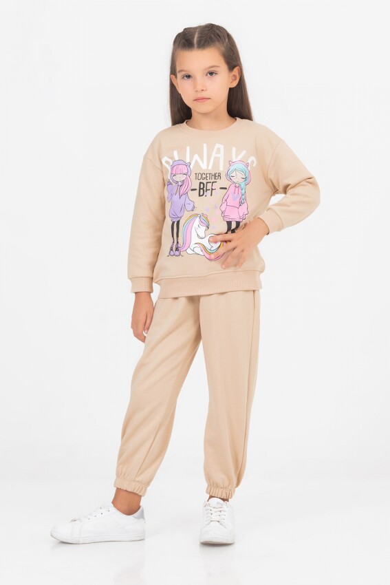 Wholesale Girls 2-Piece Tracksuit Set 4-7Y DMB Boys&Girls 1081-9756 - 3