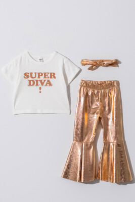 Wholesale Girls 2-Pieces T-shirt and Pants Set 2-5Y Tuffy 1099-1025 - Tuffy (1)