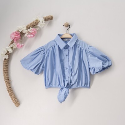 Wholesale Girls Cotton Shirt 11-14Y Büşra Bebe 1016-23127 - Büşra Bebe (1)