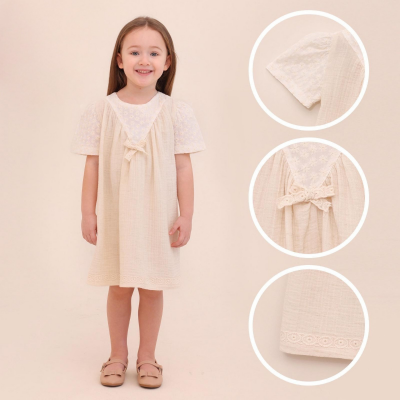 Wholesale Girls Dress 2-5Y Lilax 1049-6716 - 1