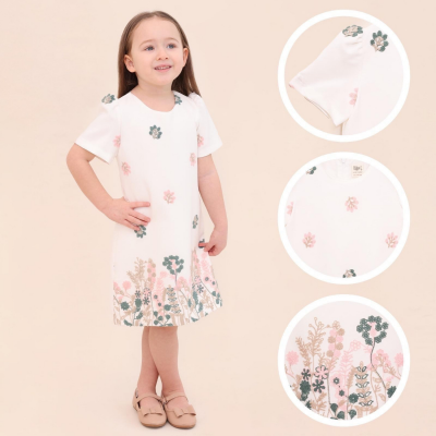 Wholesale Girls Dress 2-5Y Lilax 1049-6773 - 1