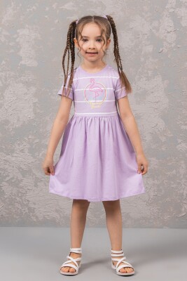Wholesale Girls Dress 3-8Y Boys&Girls 1081-0242 Lilac