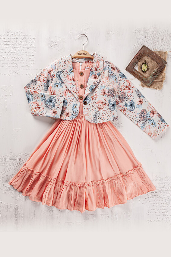 Wholesale Girls Jacket Dress 9-12Y Elayza 2023-2343 - 4