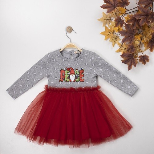 Wholesale Girls Newyear Dress üşra Bebe 1016-22233 - 1