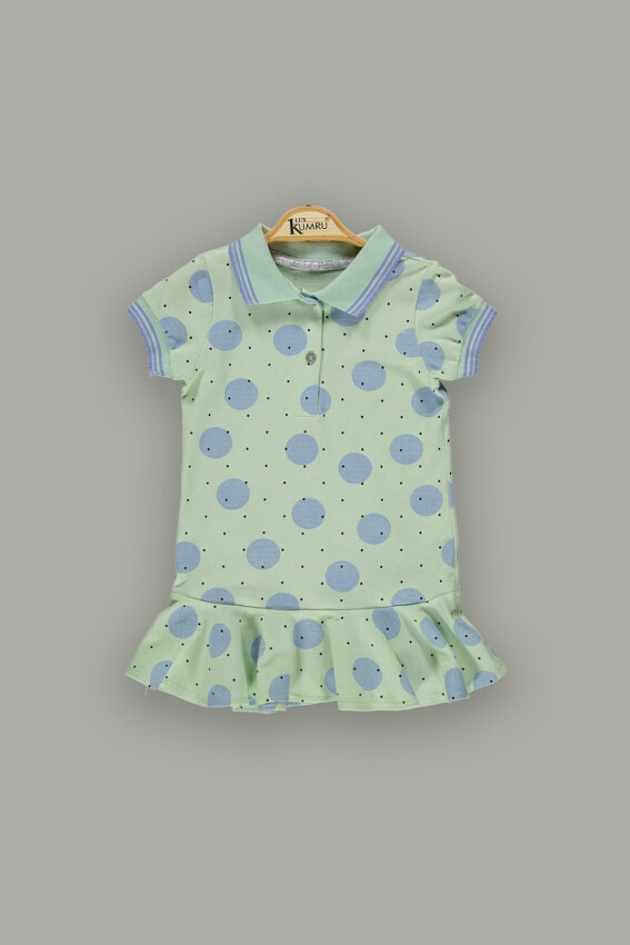 Wholesale Girls Patterned Dress 2-5Y Kumru Bebe 1075-3744 - 1