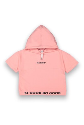 Wholesale Girls Printed T-Shirt 10-13Y Tuffy 1099-9151 Salmon Color 