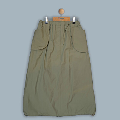 Wholesale Girls Skirt 10-13Y Timo 1018-TK4DA102243264 Light Khaki