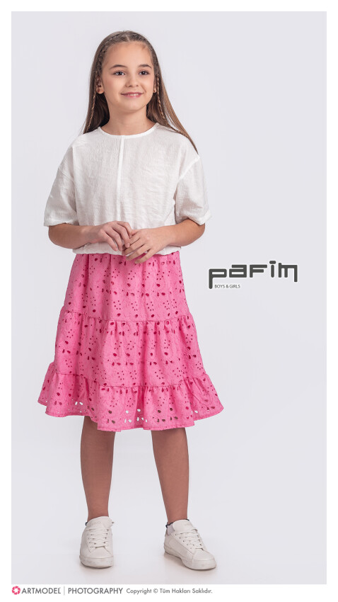 Wholesale Girl's Skirt Set 5-8Y Pafim 2041-2025Y1013 - 3