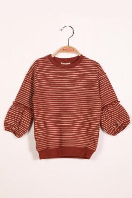 Wholesale Girls Sweat with Striped 2-7Y Zeyland 1070-212Z2BTH61 - Zeyland