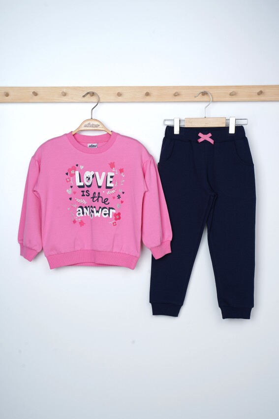 Wholesale Girls Tracksuit Set 3-6Y Elnino 1025-22237 - 1