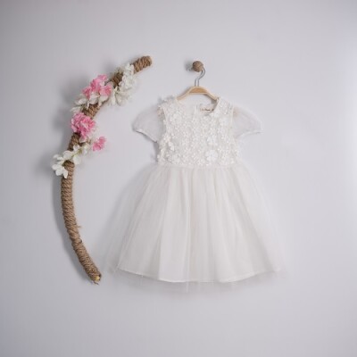 Wholesale Girls Tulle Dress 3-6Y Büşra Bebe 1016-23113 - Büşra Bebe