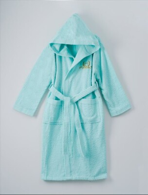 Wholesale GirlsBathrobe 13-16Y Ramel Tekstil 1072-406 Mint Green 