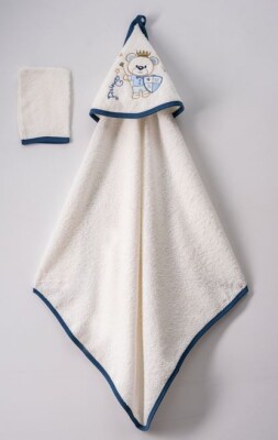 Wholesale Kids Unisex 2-Piece Set with Scrub Mitt and Towel 75x80 Ramel Kids 1072-463E - 3