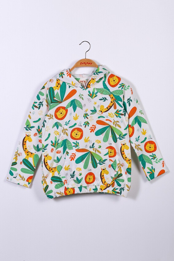 Wholesale Kids Unisex Sweatshirt 1-7Y Zeyland 1070-221Z2LPY62 - 1