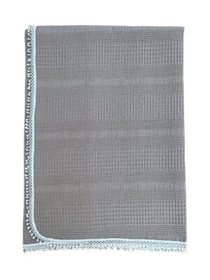 Wholesale Unisex Baby Blanket 80x90 Tomuycuk 1074-10231 Chestnut Color