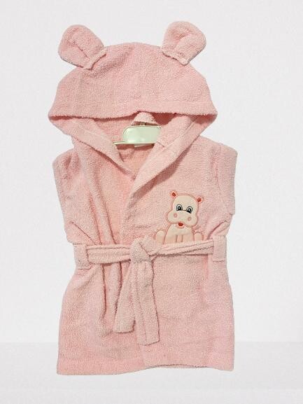 Wholesale Unisex Baby Bothrobe 6-12M Babydo 1047-BD 1309 - 2