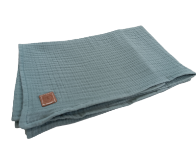 Wholesale Unisex Baby Muslin Blanket 80x90 cm Tomuycuk 1074-10237 Mint Green 
