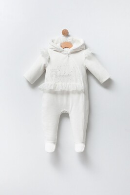 Wholesale Unisex Baby Rompers Set 0-12M Babyline 2015-9-851 Ecru1