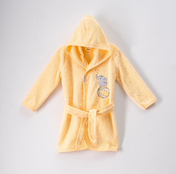 Wholesale Unisex Bathrobe 2-4Y Ramel Kids 1072-481 - 7