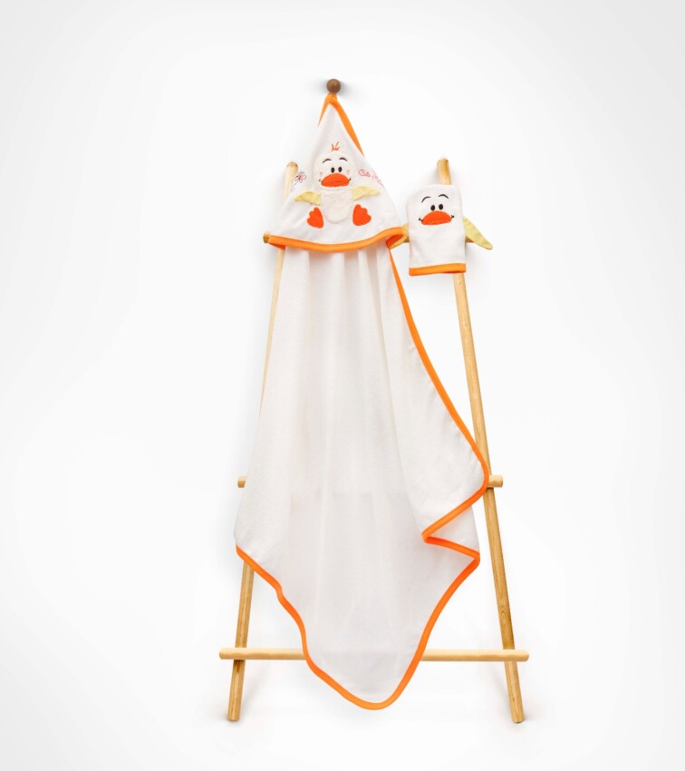 Wholesale Unisex Kids 2-Piece Scrub Mitt and Towel Set 85X80 Babyline 2015-9-674 - 3