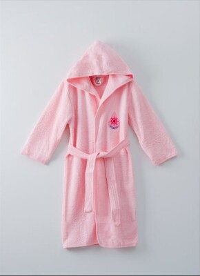 Wholesale Unisex Kids Bathrobe 9-12Y Ramel Kids 1072-408 Розовый 